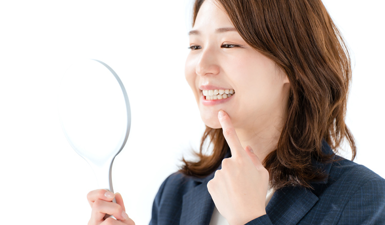 部分矯正後のセラミック治療